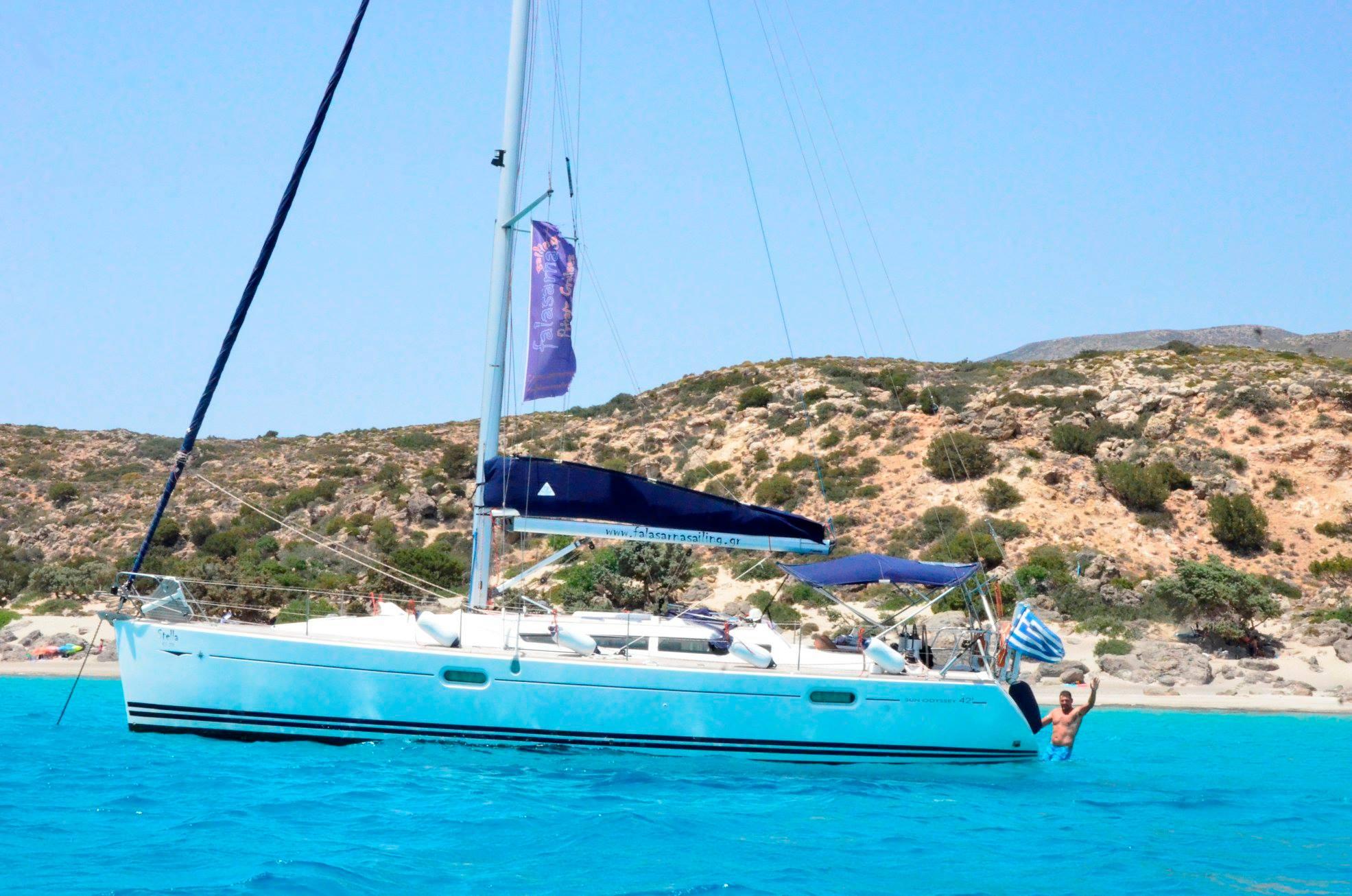 Falasarna Sailing: Private Balos Lagoon Sailing Cruise