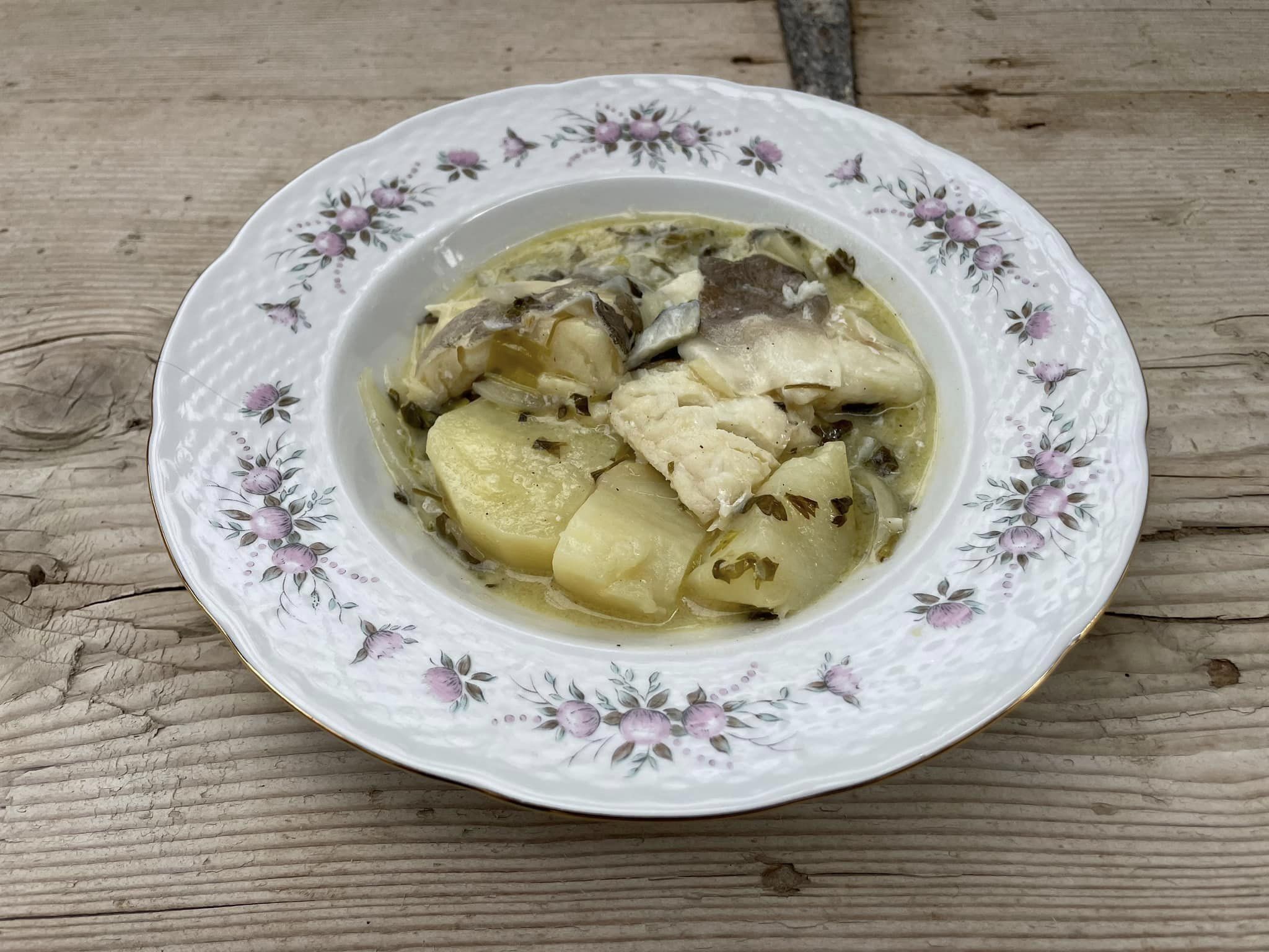 Salted Cod with Bitter Orange Sauce